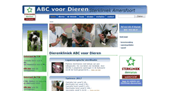 Desktop Screenshot of abcvoordieren.nl