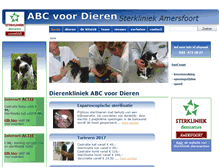 Tablet Screenshot of abcvoordieren.nl